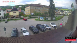 Střed obce Rokytnice nad Jizerou