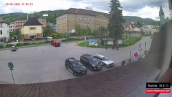 Střed obce Rokytnice nad Jizerou