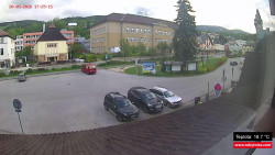 Střed obce Rokytnice nad Jizerou