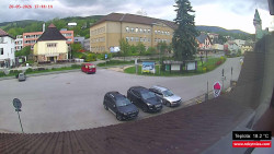Střed obce Rokytnice nad Jizerou