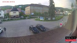 Střed obce Rokytnice nad Jizerou