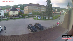 Střed obce Rokytnice nad Jizerou