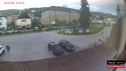 Střed obce Rokytnice nad Jizerou