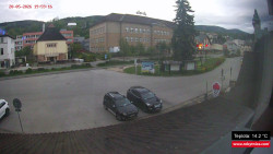 Střed obce Rokytnice nad Jizerou