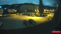 Střed obce Rokytnice nad Jizerou