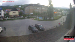 Střed obce Rokytnice nad Jizerou