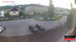 Střed obce Rokytnice nad Jizerou
