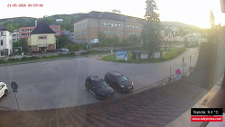 Střed obce Rokytnice nad Jizerou