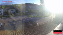 Střed obce Rokytnice nad Jizerou