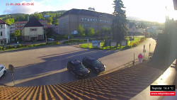 Střed obce Rokytnice nad Jizerou