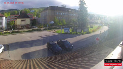 Střed obce Rokytnice nad Jizerou