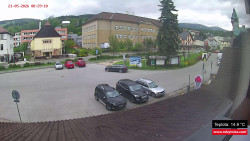 Střed obce Rokytnice nad Jizerou