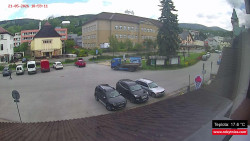 Střed obce Rokytnice nad Jizerou