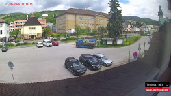 Střed obce Rokytnice nad Jizerou