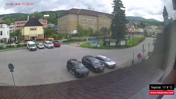 Střed obce Rokytnice nad Jizerou