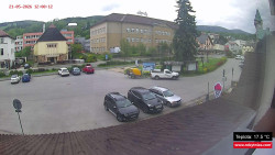 Střed obce Rokytnice nad Jizerou