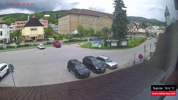 Střed obce Rokytnice nad Jizerou
