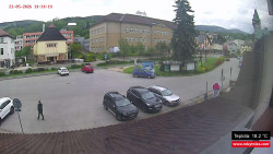 Střed obce Rokytnice nad Jizerou