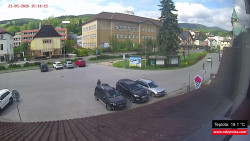 Střed obce Rokytnice nad Jizerou