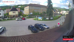 Střed obce Rokytnice nad Jizerou