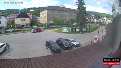 Střed obce Rokytnice nad Jizerou