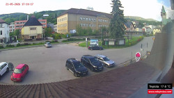Střed obce Rokytnice nad Jizerou