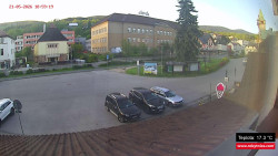 Střed obce Rokytnice nad Jizerou