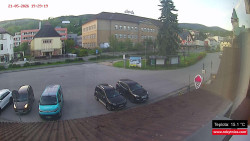 Střed obce Rokytnice nad Jizerou