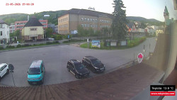 Střed obce Rokytnice nad Jizerou