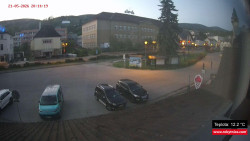 Střed obce Rokytnice nad Jizerou