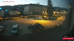 Střed obce Rokytnice nad Jizerou