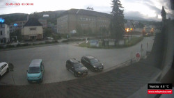 Střed obce Rokytnice nad Jizerou