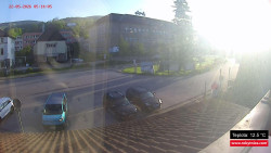 Střed obce Rokytnice nad Jizerou
