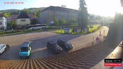 Střed obce Rokytnice nad Jizerou