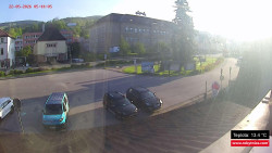 Střed obce Rokytnice nad Jizerou