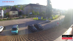 Střed obce Rokytnice nad Jizerou