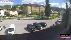 Střed obce Rokytnice nad Jizerou