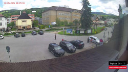 Střed obce Rokytnice nad Jizerou