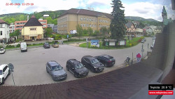Střed obce Rokytnice nad Jizerou