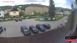 Střed obce Rokytnice nad Jizerou