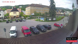 Střed obce Rokytnice nad Jizerou
