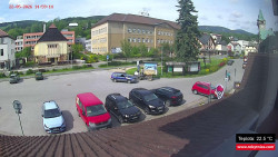 Střed obce Rokytnice nad Jizerou