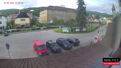 Střed obce Rokytnice nad Jizerou