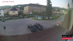 Střed obce Rokytnice nad Jizerou