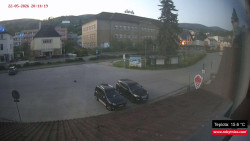 Střed obce Rokytnice nad Jizerou
