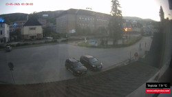 Střed obce Rokytnice nad Jizerou