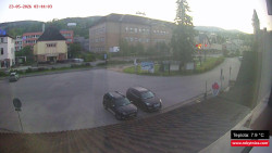 Střed obce Rokytnice nad Jizerou