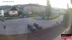 Střed obce Rokytnice nad Jizerou