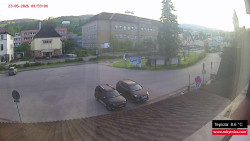 Střed obce Rokytnice nad Jizerou