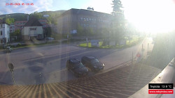 Střed obce Rokytnice nad Jizerou